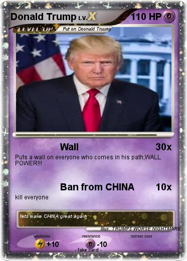 Pokemon Donald Trump