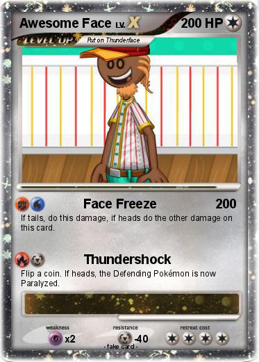 Pokemon Awesome Face
