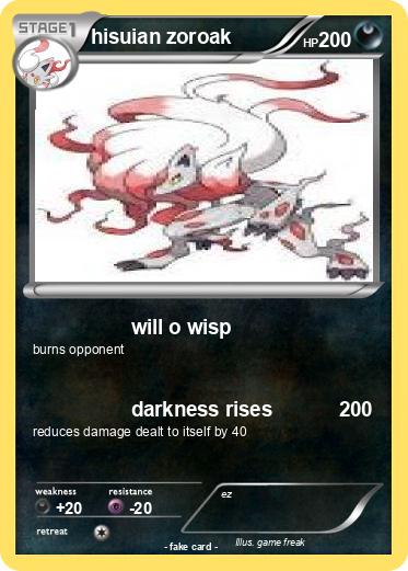 Pokemon hisuian zoroak