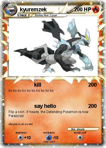 Pokemon kyuremzek