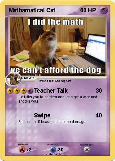 Pokemon Mathamatical Cat