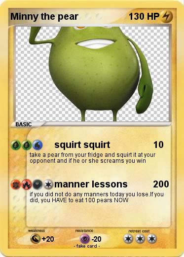 Pokemon Minny the pear