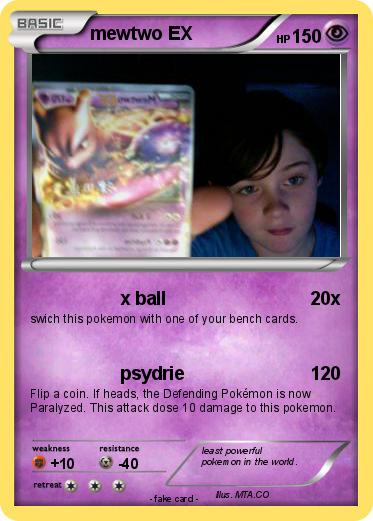 Pokemon mewtwo EX