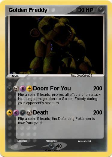 Pokemon Golden Freddy