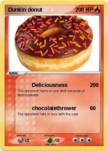 Pokemon Dunkin donut