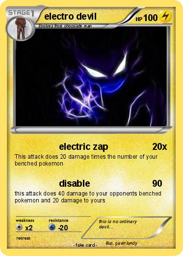 Pokemon electro devil