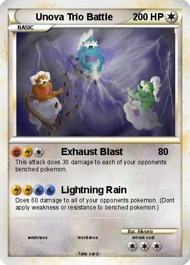 Pokemon Unova Trio Battle