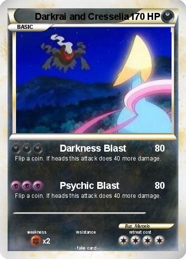 Pokemon Darkrai and Cresselia