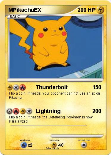 Pokemon MPikachuEX
