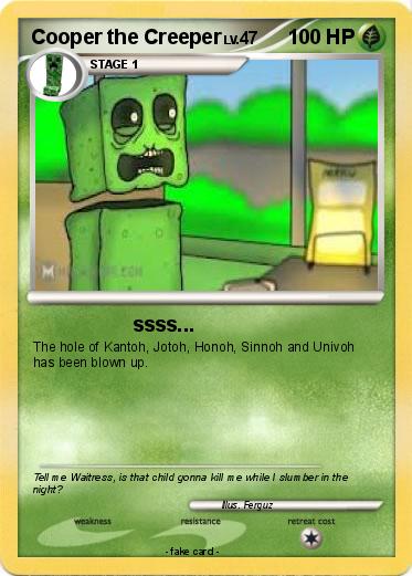 Pokemon Cooper the Creeper
