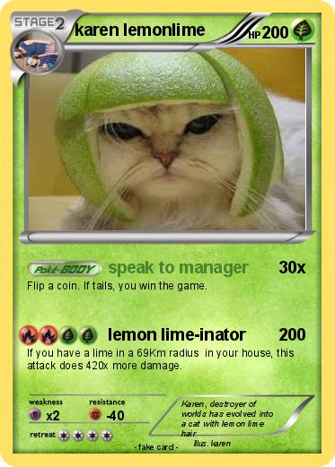 Pokemon karen lemonlime