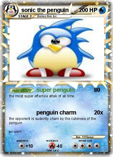 Pokemon sonic the penguin