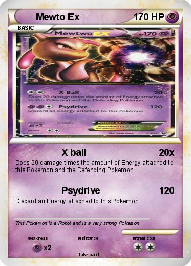 Pokemon Mewto Ex
