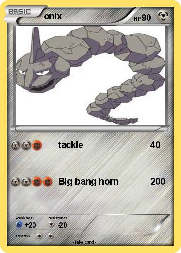 Pokemon onix