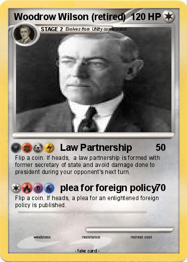 Pokemon Woodrow Wilson (retired)