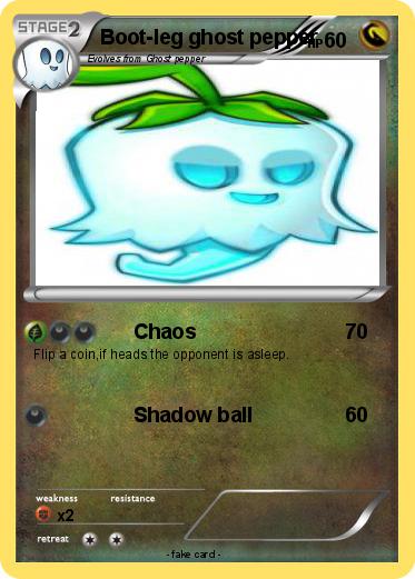 Pokemon Boot-leg ghost pepper