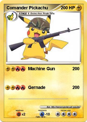 Pokemon Comander Pickachu
