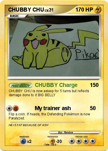 Pokemon CHUBBY CHU