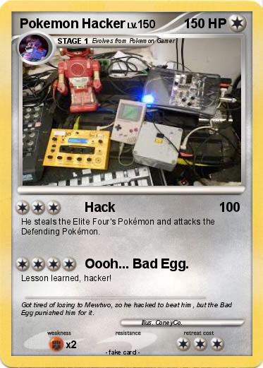 Pokemon Pokemon Hacker