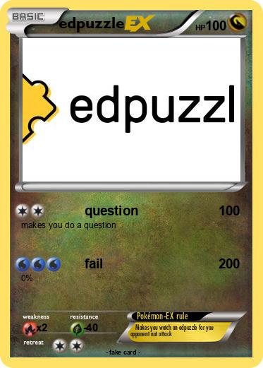 Pokemon edpuzzle
