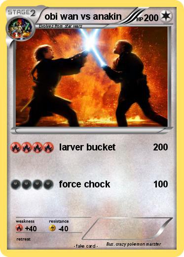 Pokemon obi wan vs anakin
