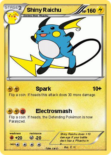 Pokemon Shiny Raichu
