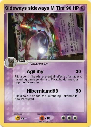 Pokemon Sideways sideways M Tim