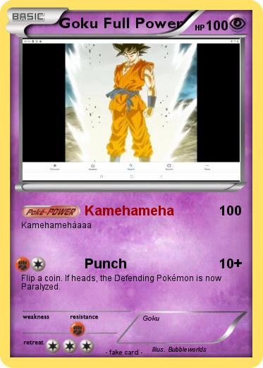 Pokemon Goku Full Power