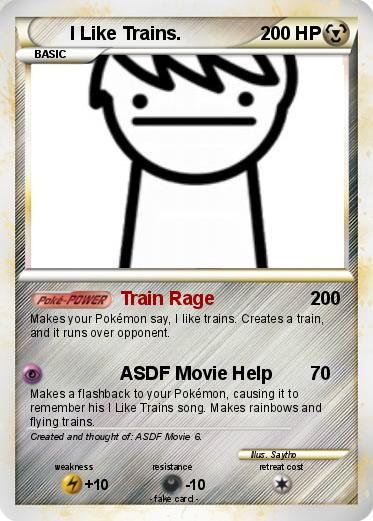 Pokemon I Like Trains.
