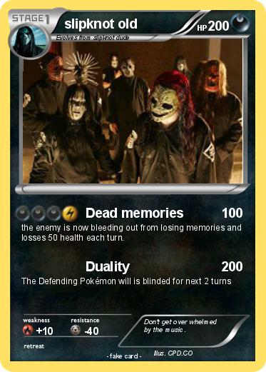 Pokemon slipknot old