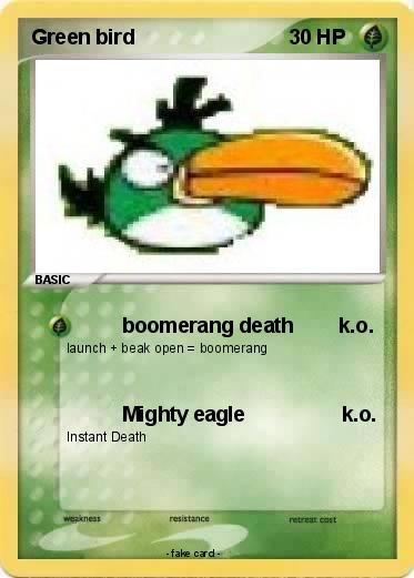 Pokemon Green bird