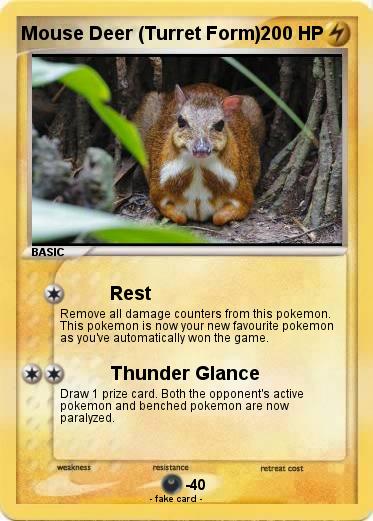 Pokemon Mouse Deer (Turret Form)