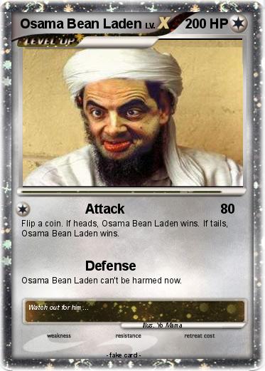 Pokemon Osama Bean Laden