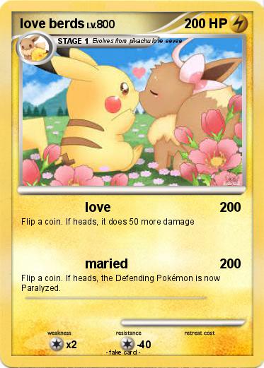 Pokemon love berds