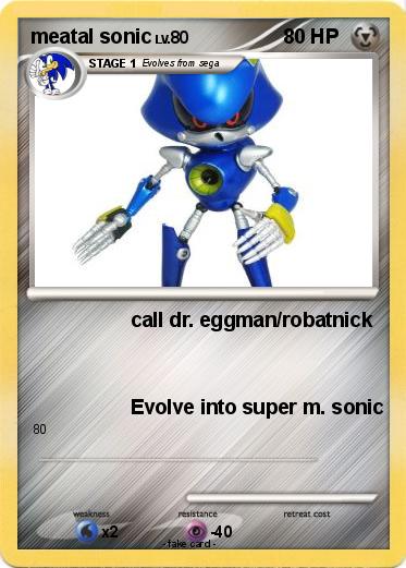 Pokemon meatal sonic
