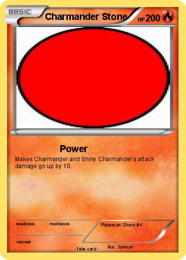 Pokemon Charmander Stone