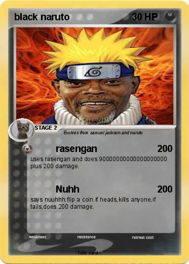 Pokemon black naruto