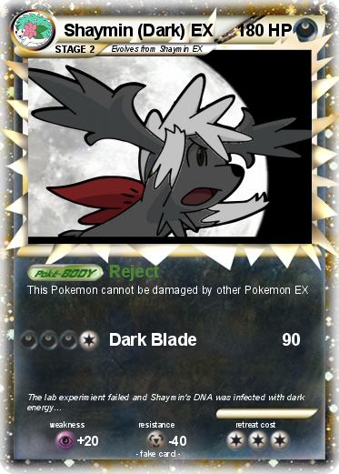 Pokemon Shaymin (Dark) EX