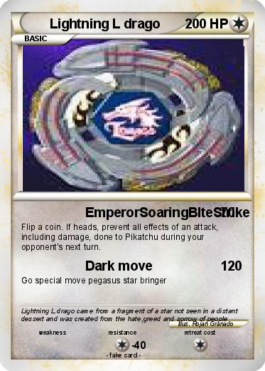 Pokemon Lightning L drago