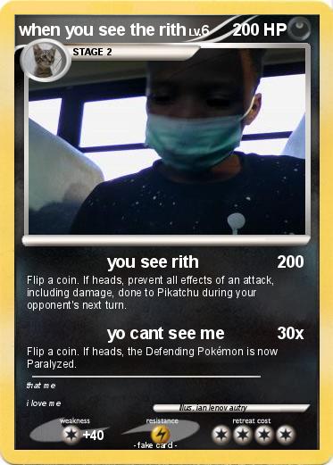 Pokemon when you see the rith