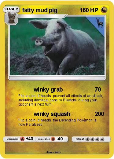 Pokemon fatty mud pig