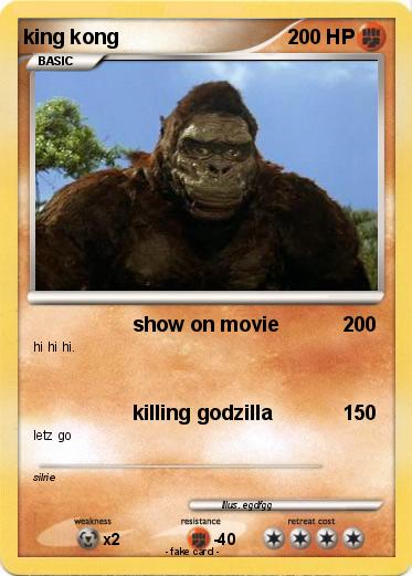 Pokemon king kong