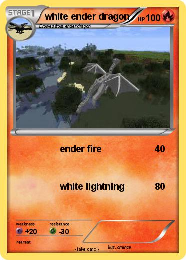 Pokemon white ender dragon