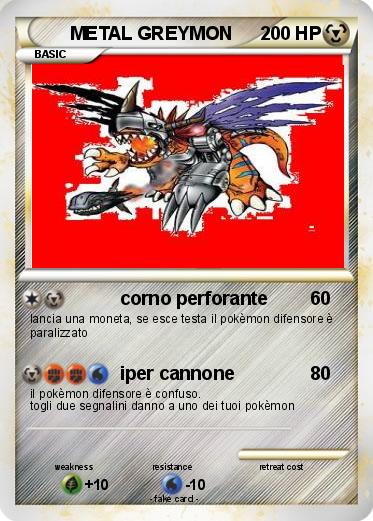 Pokemon METAL GREYMON