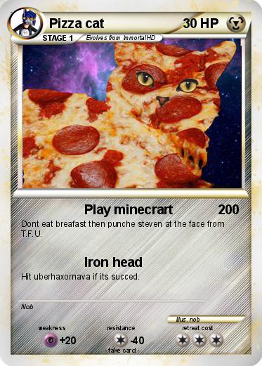 Pokemon Pizza cat