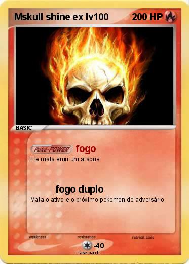 Pokemon Mskull shine ex lv100