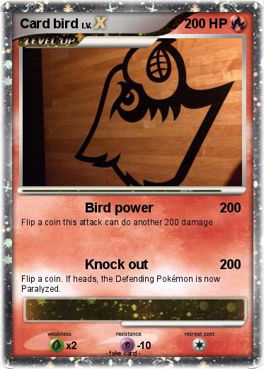 Pokemon Card bird