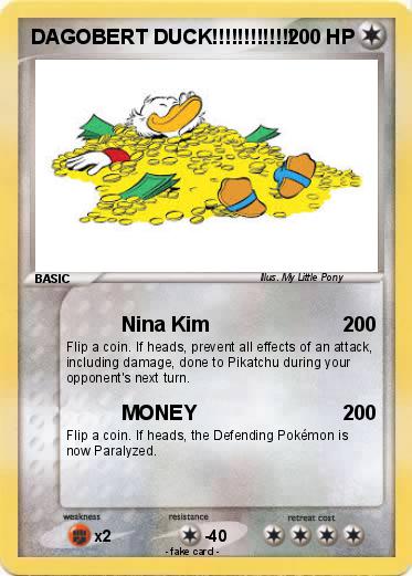 Pokemon DAGOBERT DUCK!!!!!!!!!!!!!