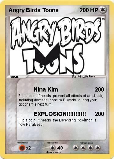 Pokemon Angry Birds Toons