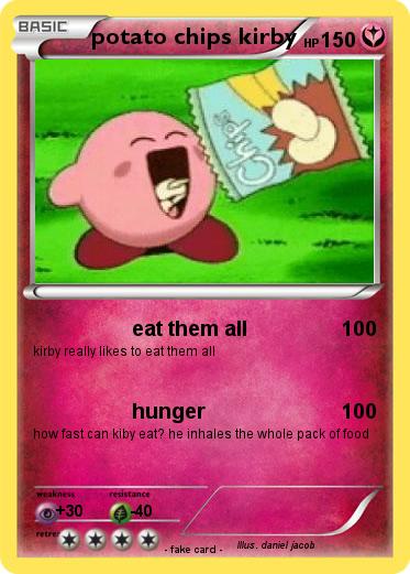 Pokemon potato chips kirby
